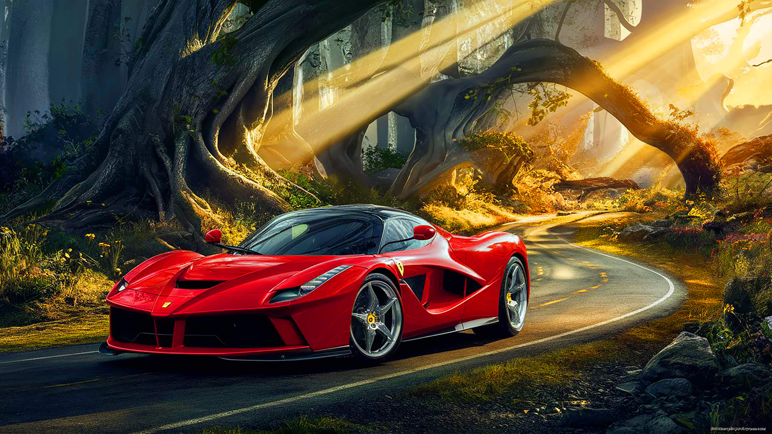 Papier Peint Voiture Ferrari