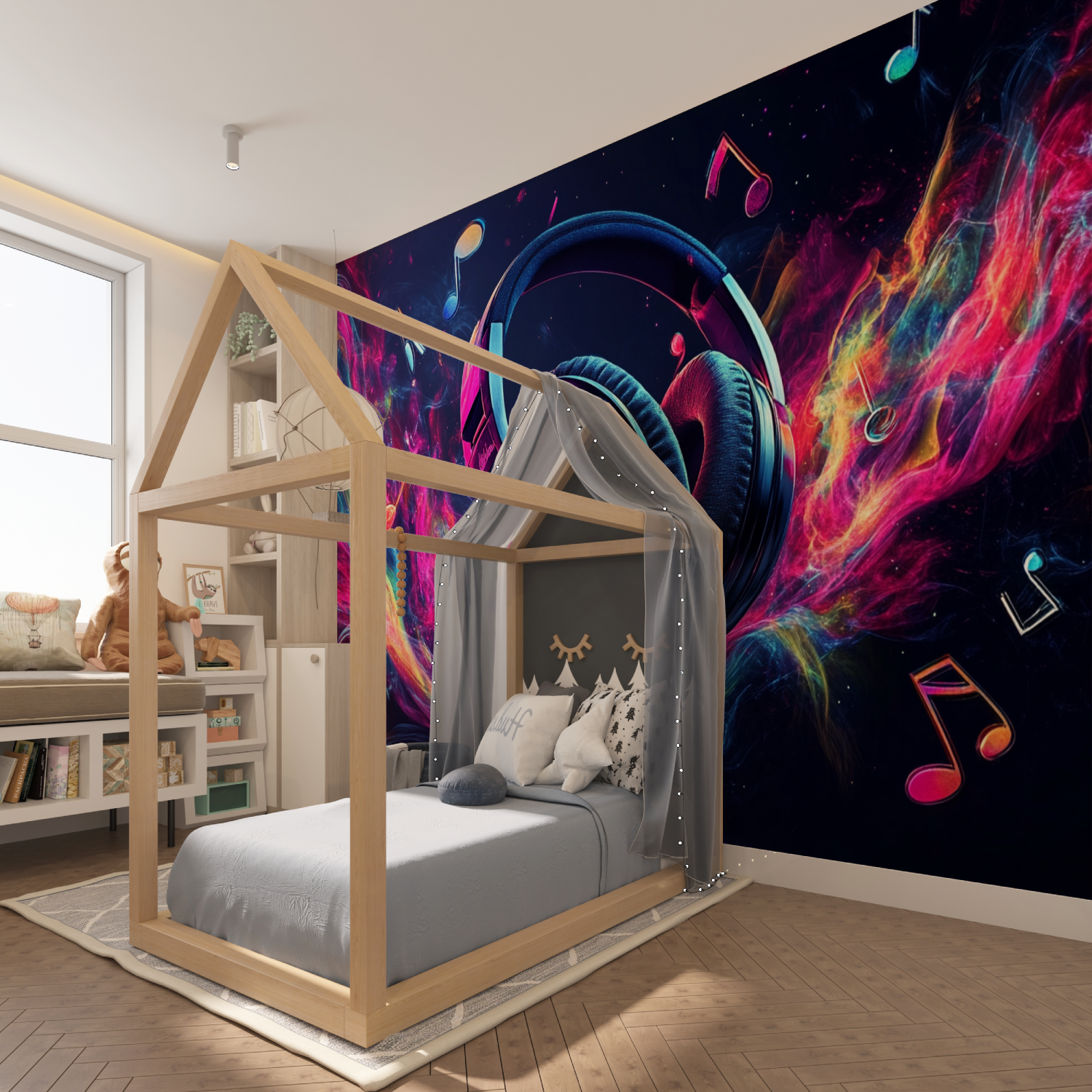 Papier peint good vibes tapisserie hero