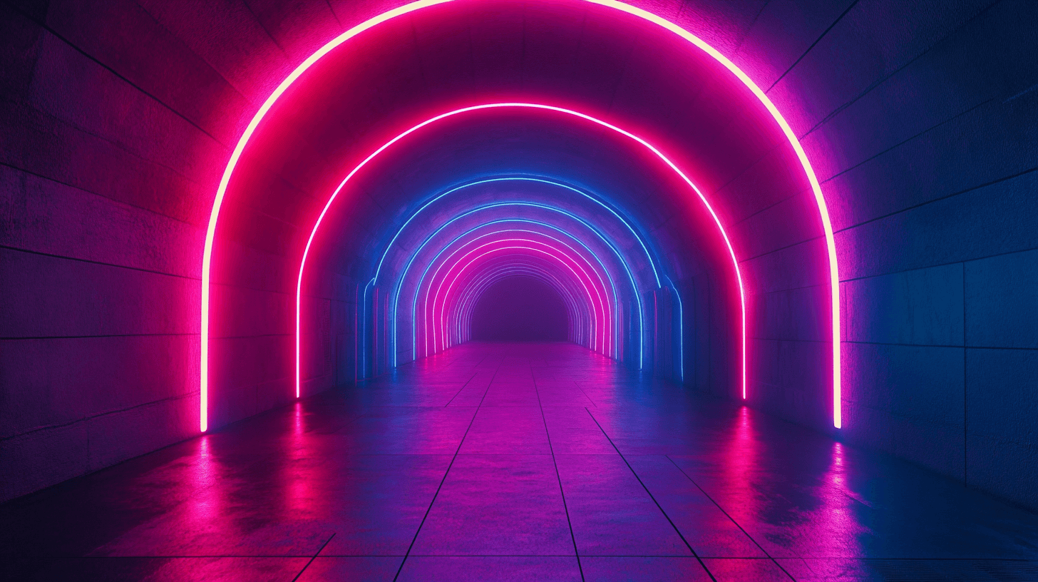 Papier Peint Couloir Futuriste