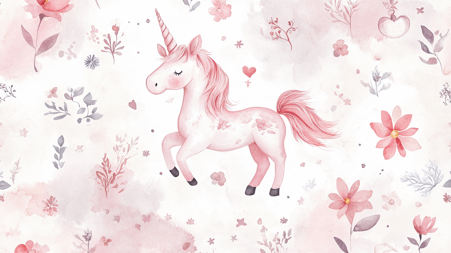 Papier Peint Licorne Amitié Légendaire