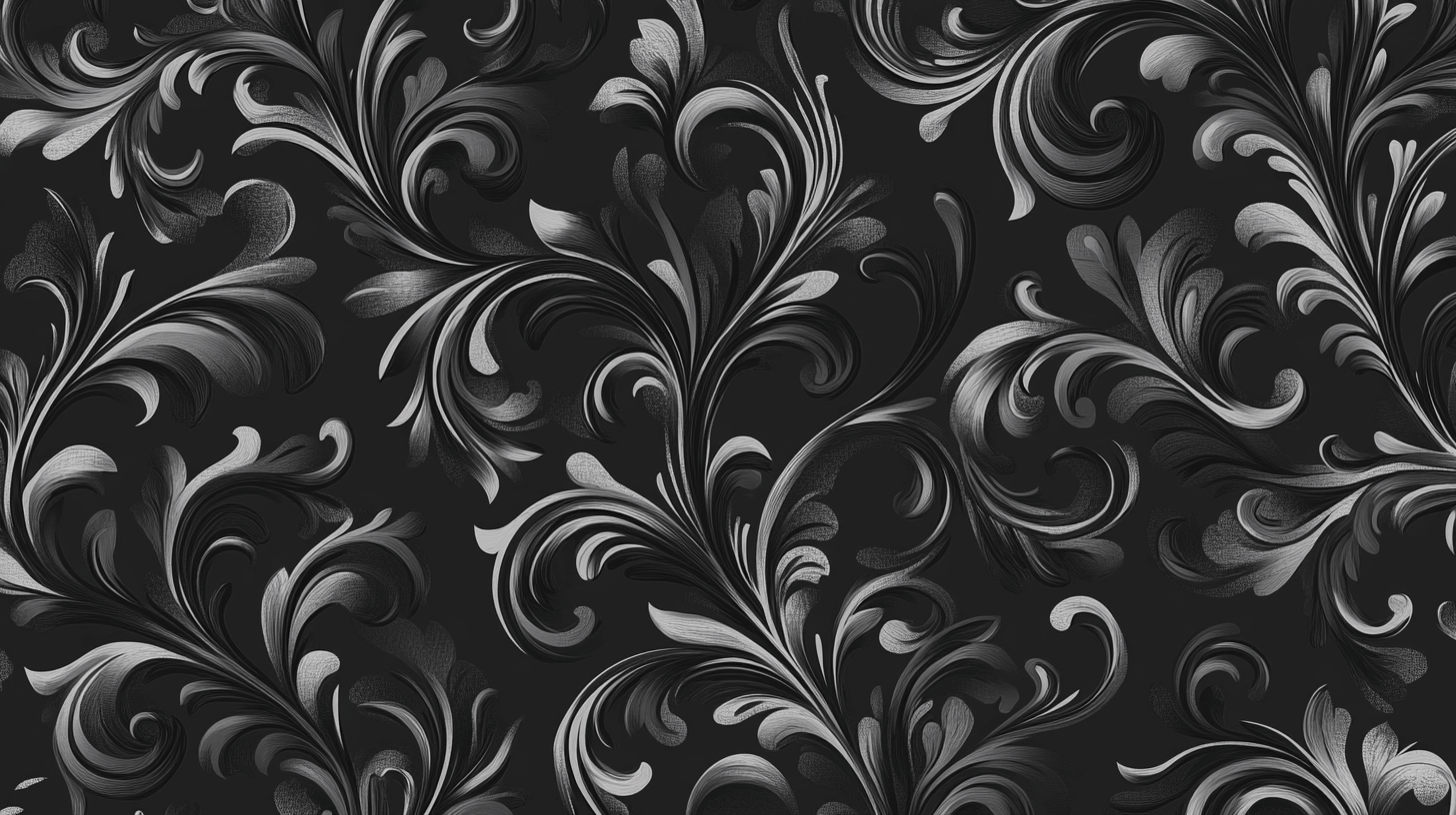 Papier Peint Vintage Noir Et Gris