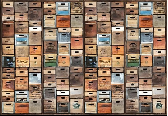 Industrial locker wallpaper