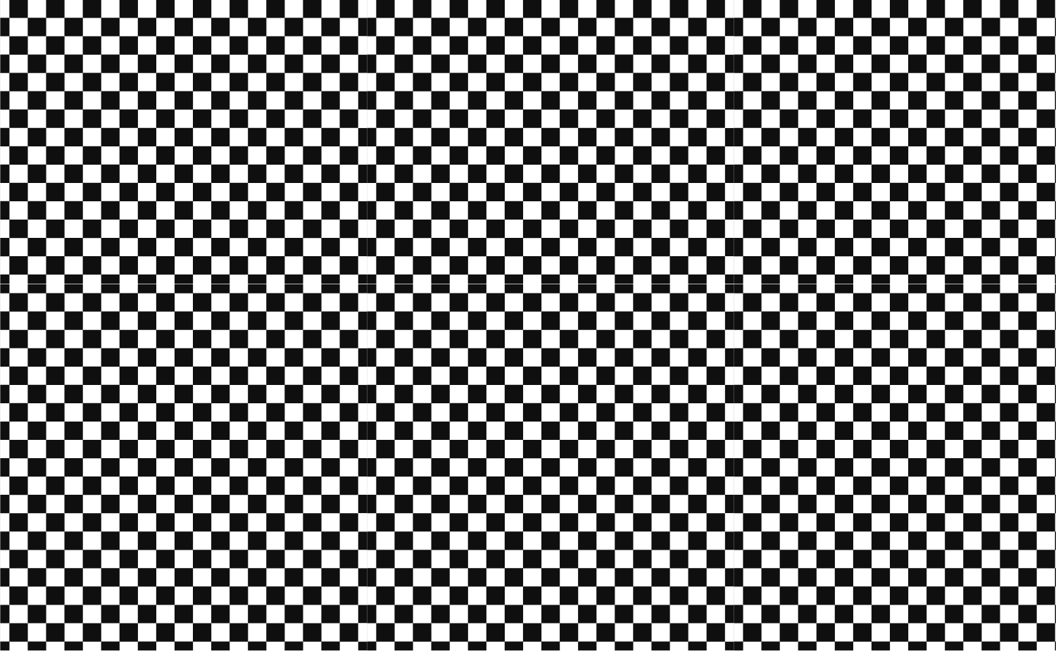 Black and white checkered wallpaper frieze
