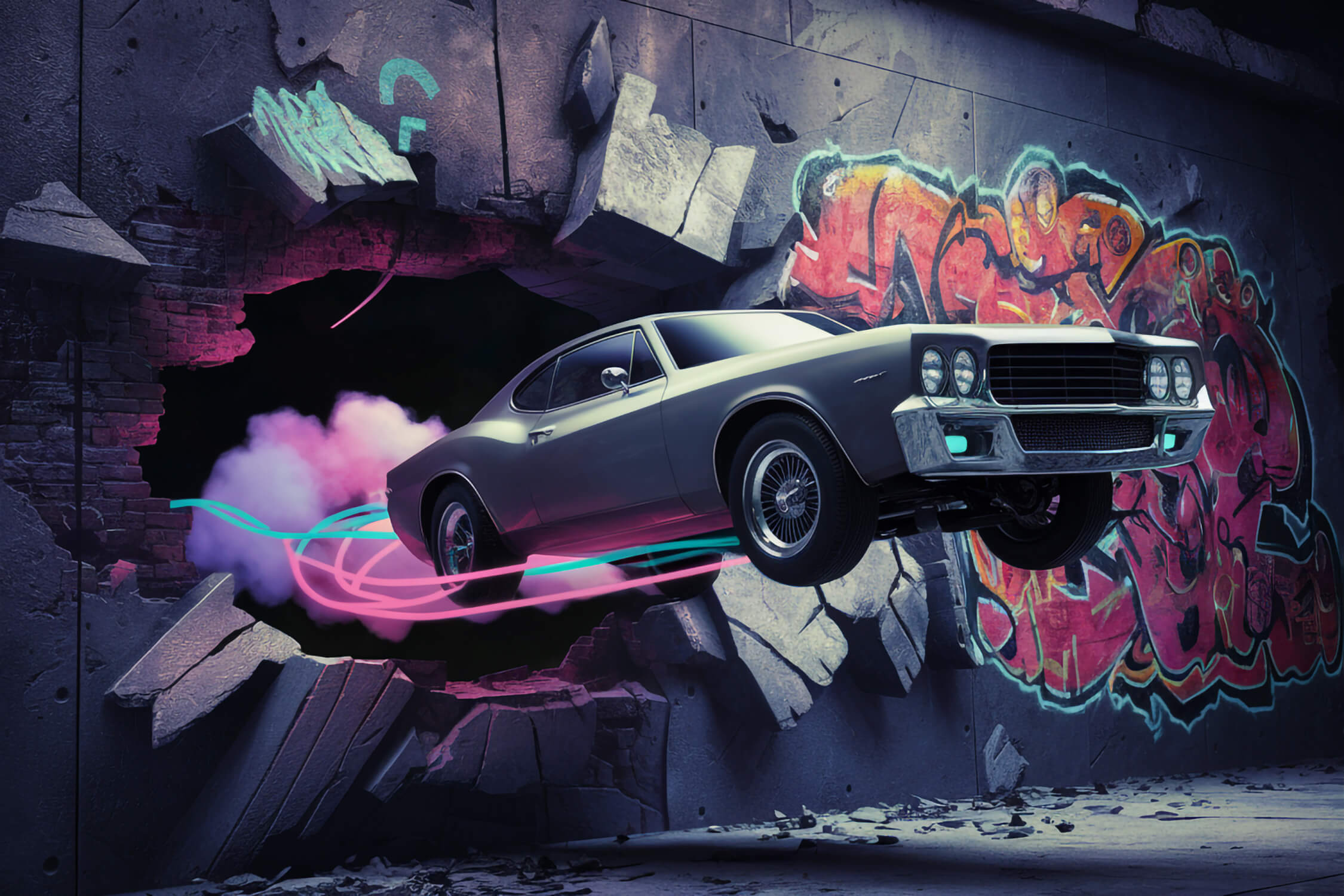 Papier Peint Mural Voiture