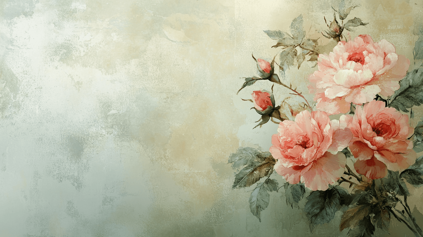 Papier Peints Vintage Fleurs