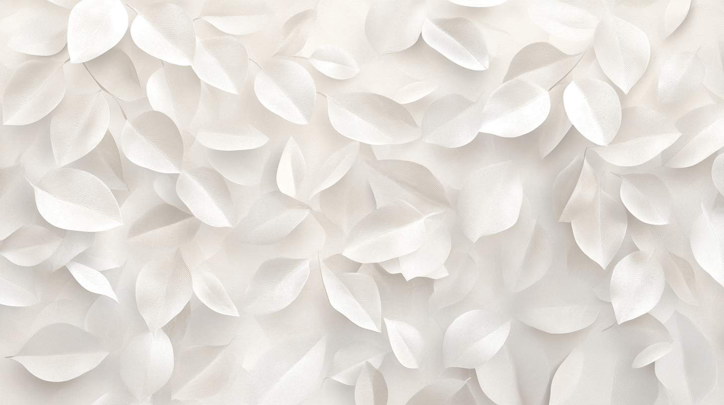 Papier Peint Aquarelle Feuilles Pastel Douces