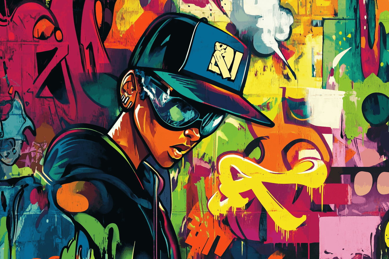 Papier Peint Rap Street Art