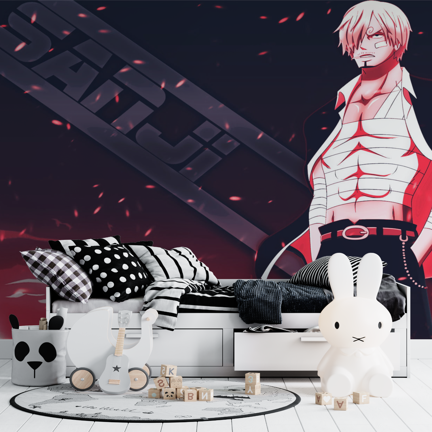 Papier Peint One Piece Sanji - tapisseries murale