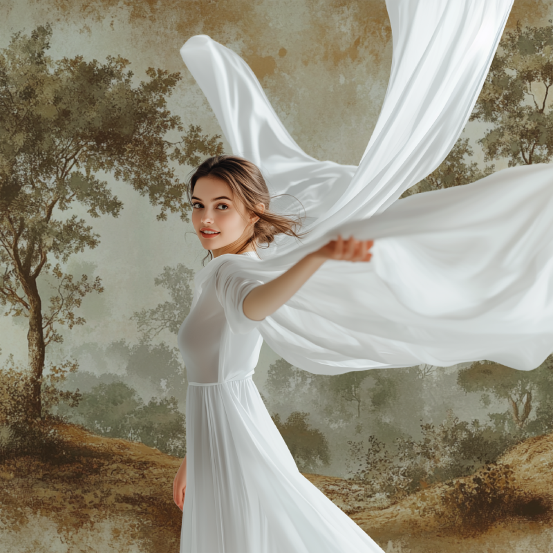 Papier peint vintage nature modele