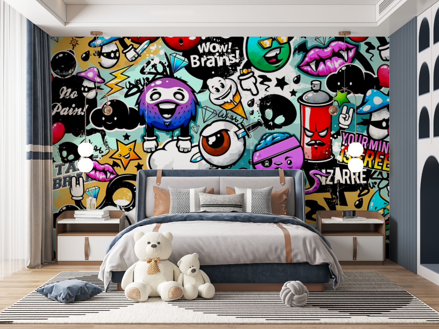 Graffiti Papier Peint