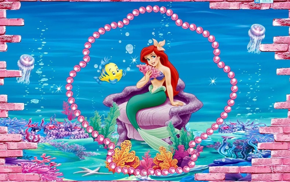 Papier Peint Ariel La Petite Sirène