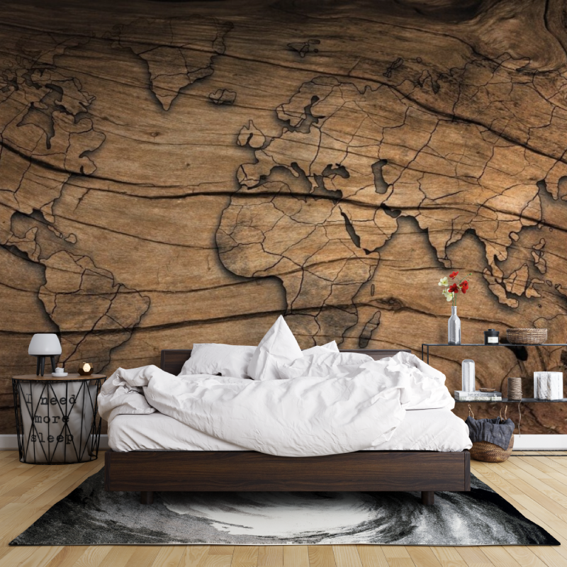 Wooden effect card wallpaper