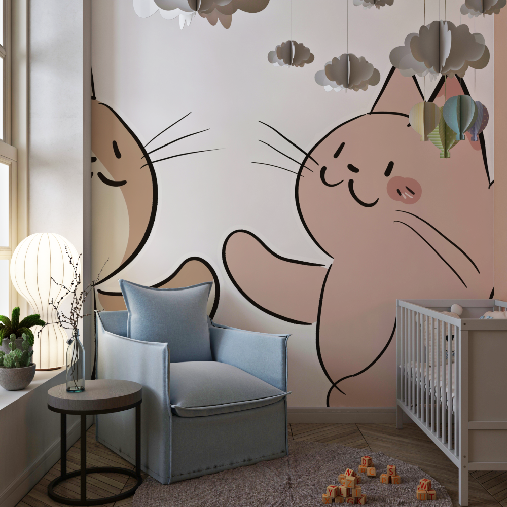 Children's Cat Wallpaper