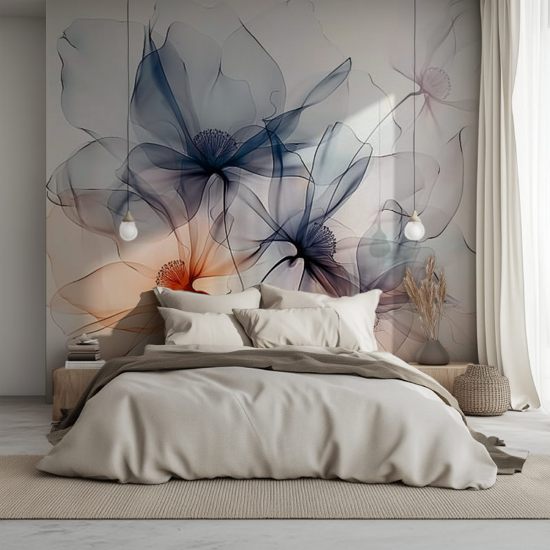 Pretty Watercolor Flowers Wallpaper