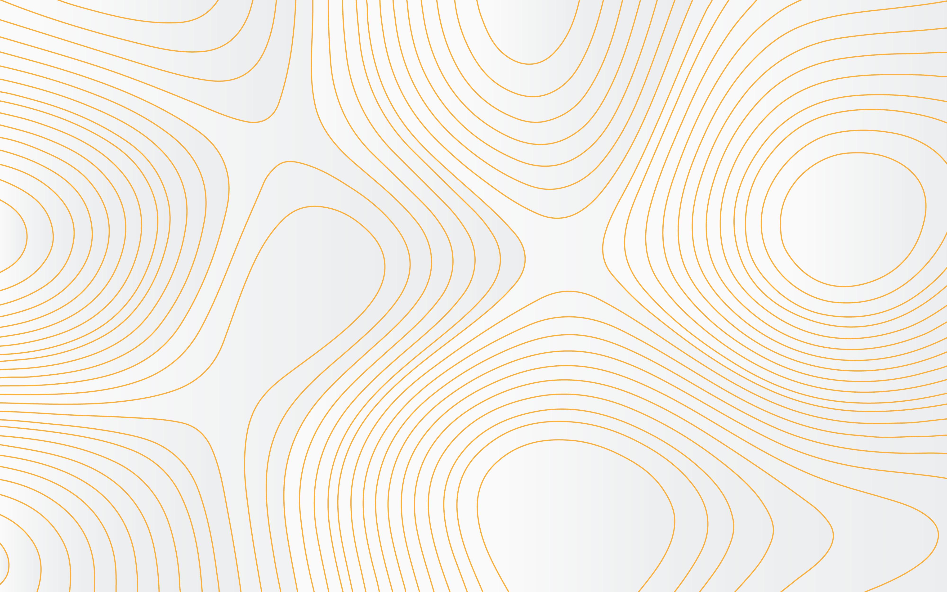 White wallpaper with golden pattern