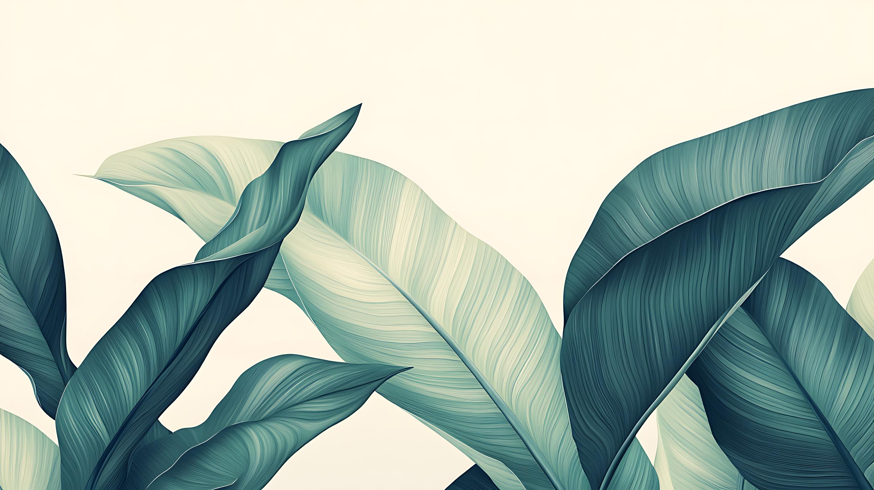 Tapeta w kolorze białym turkusowym