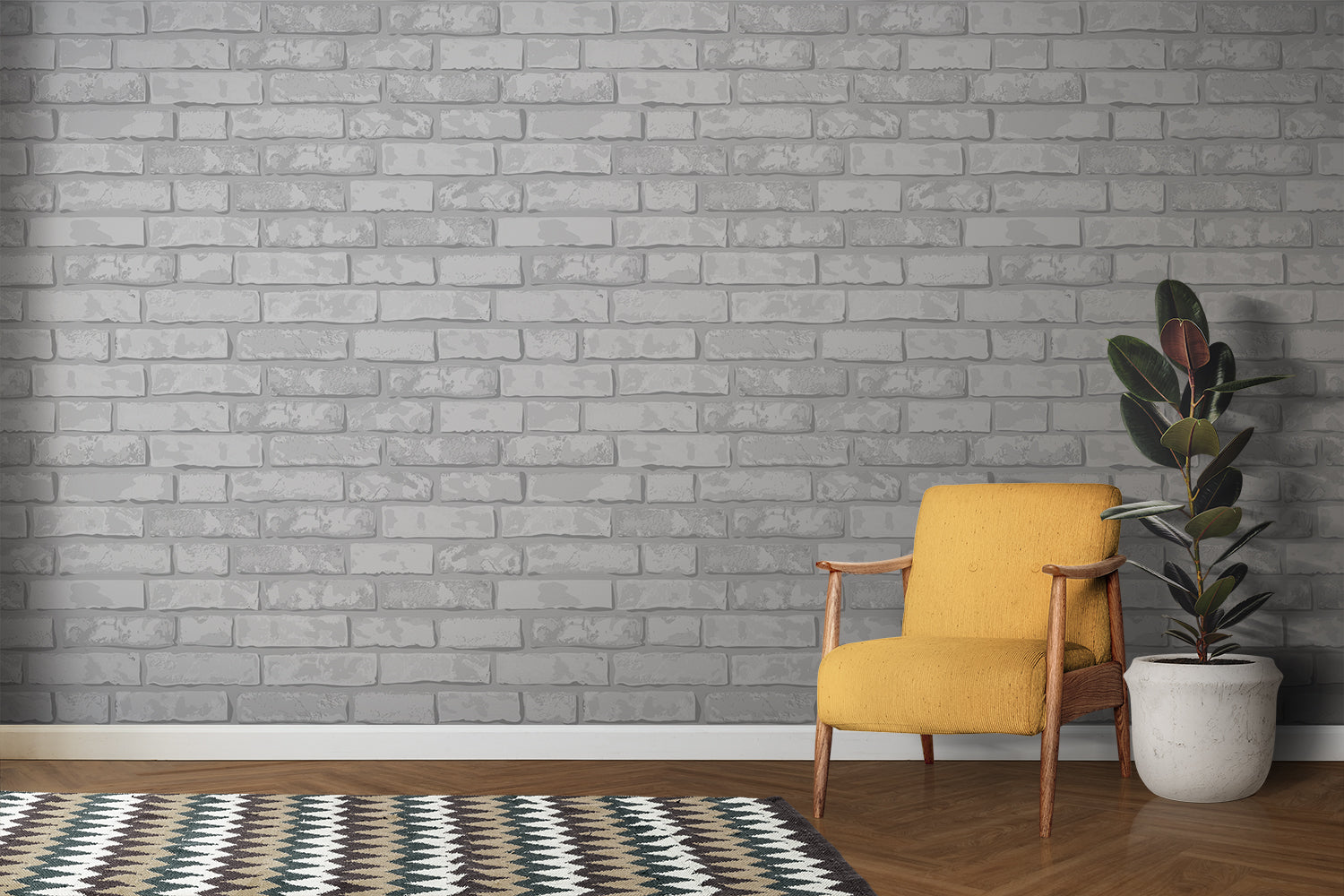 Papier Peint Brique Clair
