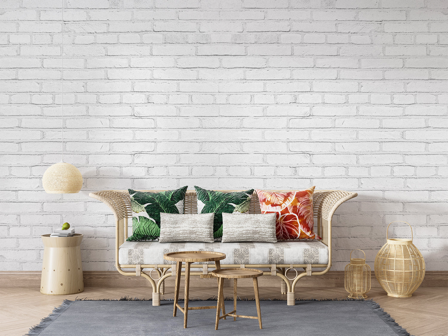 Papier Peint Effet Brique Loft