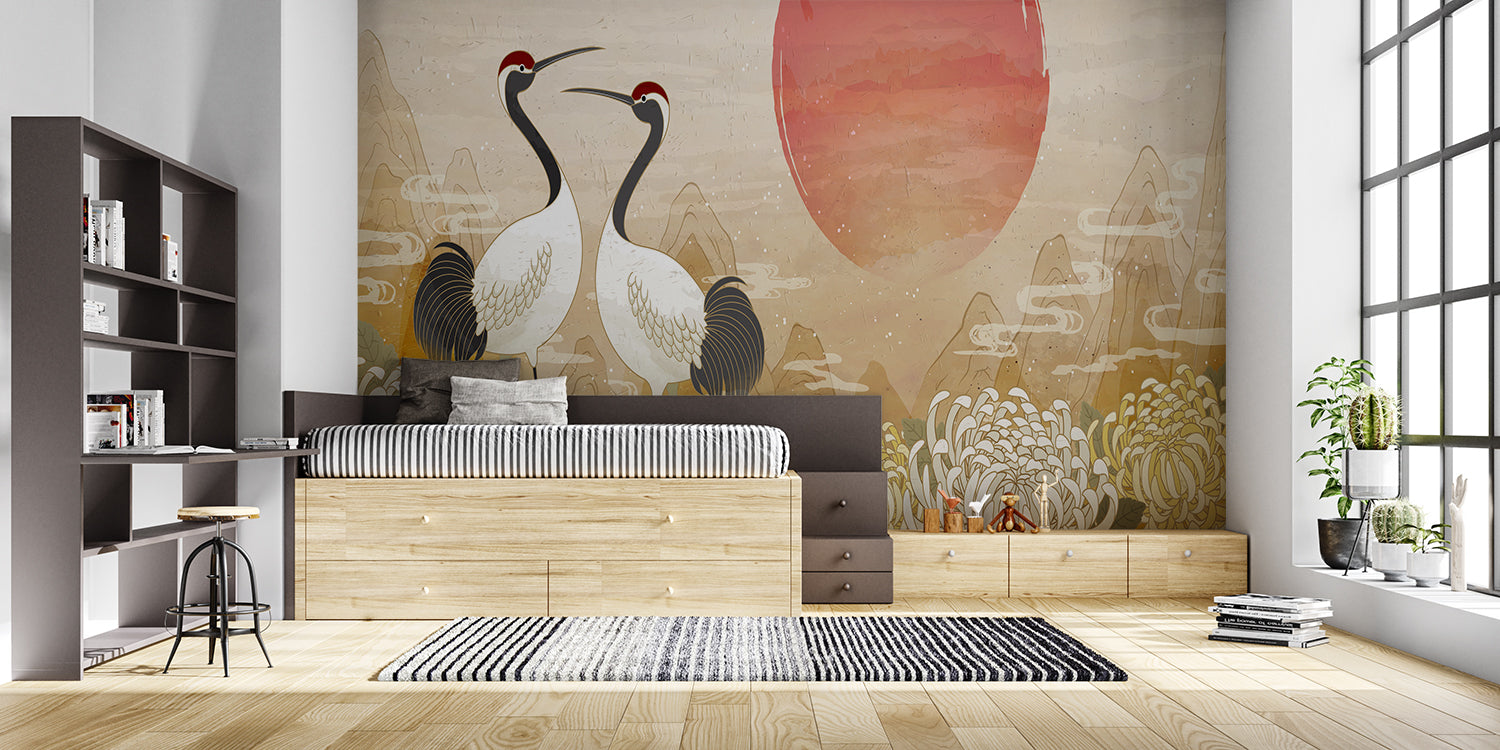 Papier Peint Estampe Japonaise