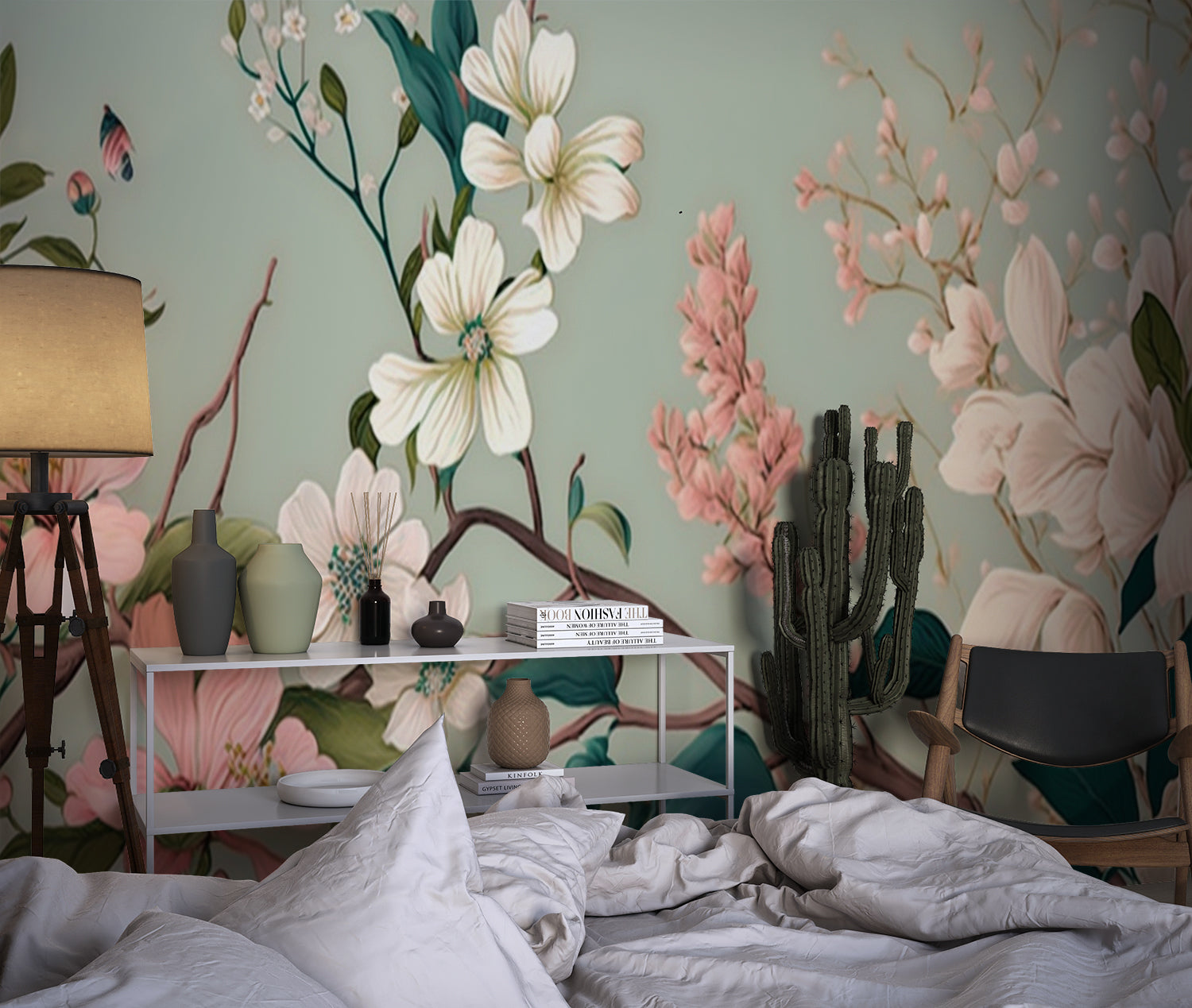 Papier Peint Fleur Japonaise