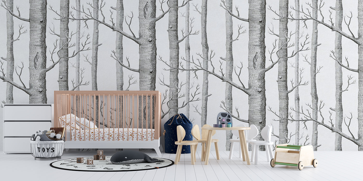 Papier Peint Foret De Boulot