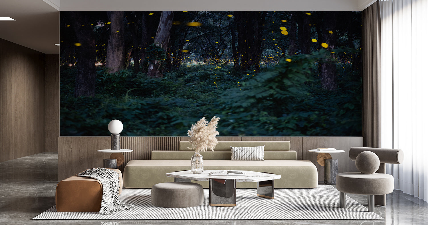 Papier Peint Foret Feerique