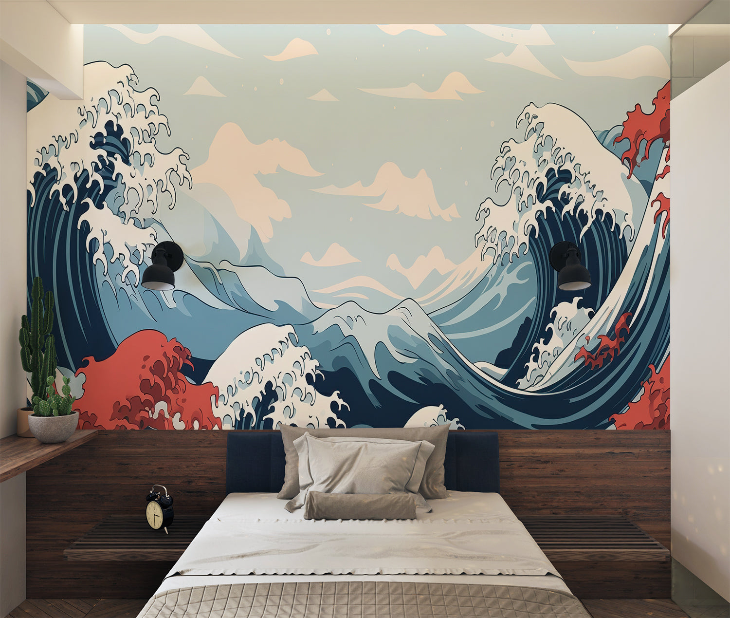 Papier Peint La Vague Hokusai