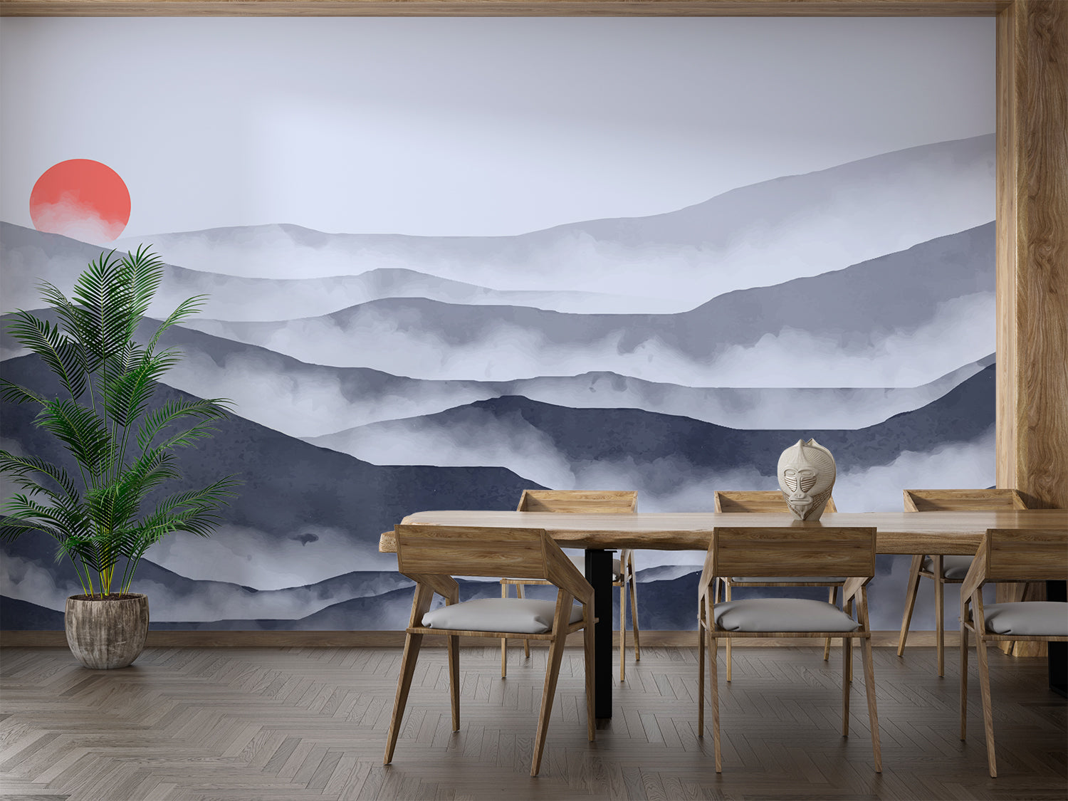 Papier Peint Montagne Chambre