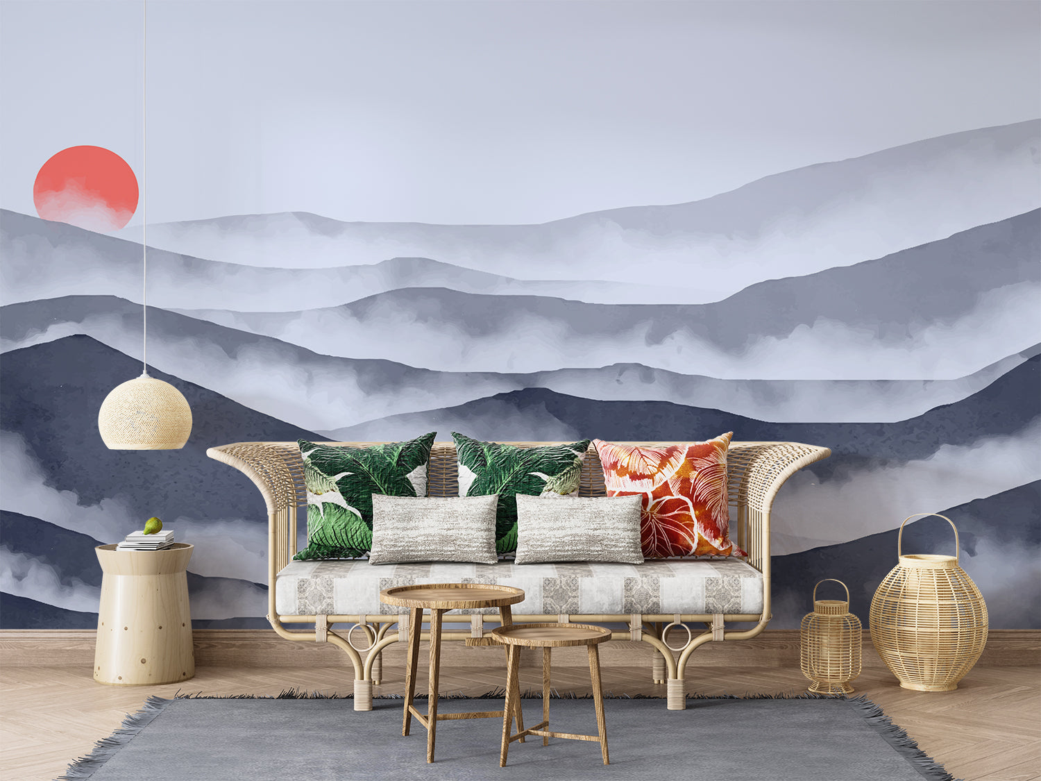 Papier Peint Montagne Chambre