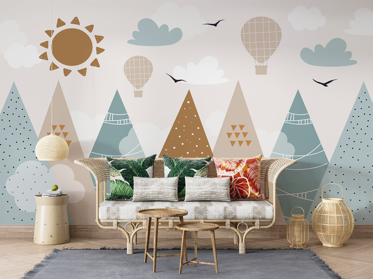 Papier Peint Montagne Chambre Bebe