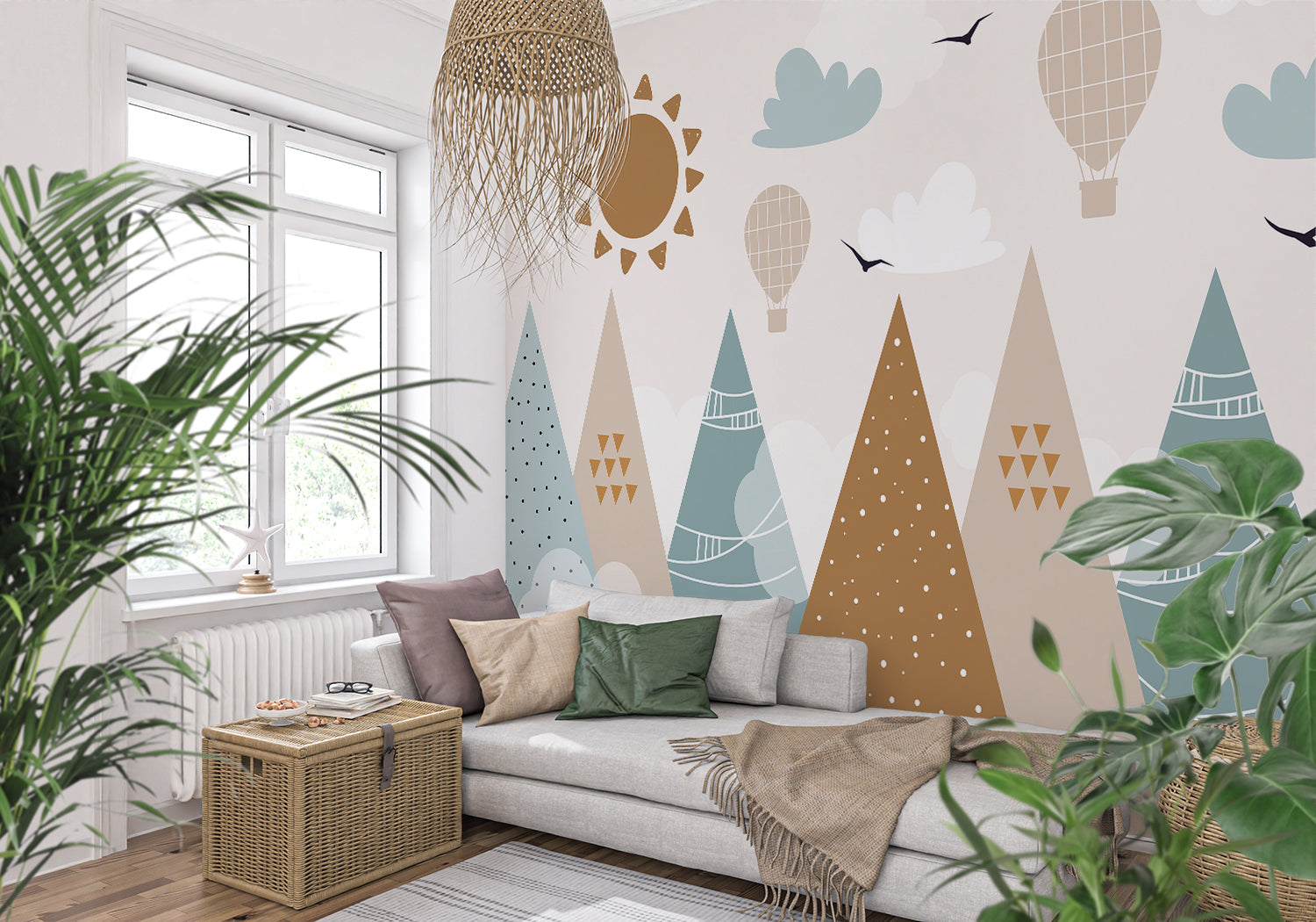 Papier Peint Montagne Chambre Bebe