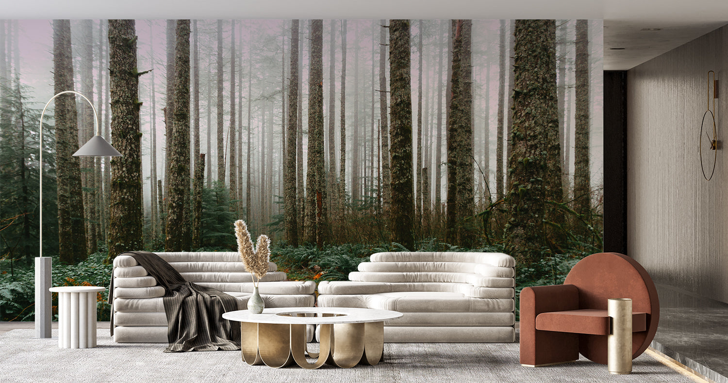 Papier Peint Paysage Foret