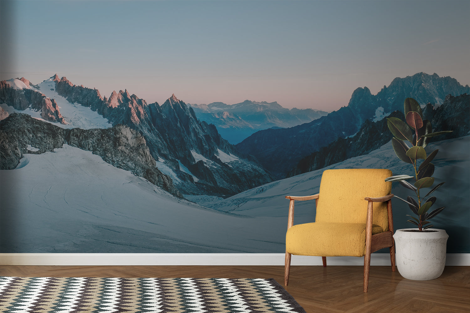 Papier Peint Paysage Montagne