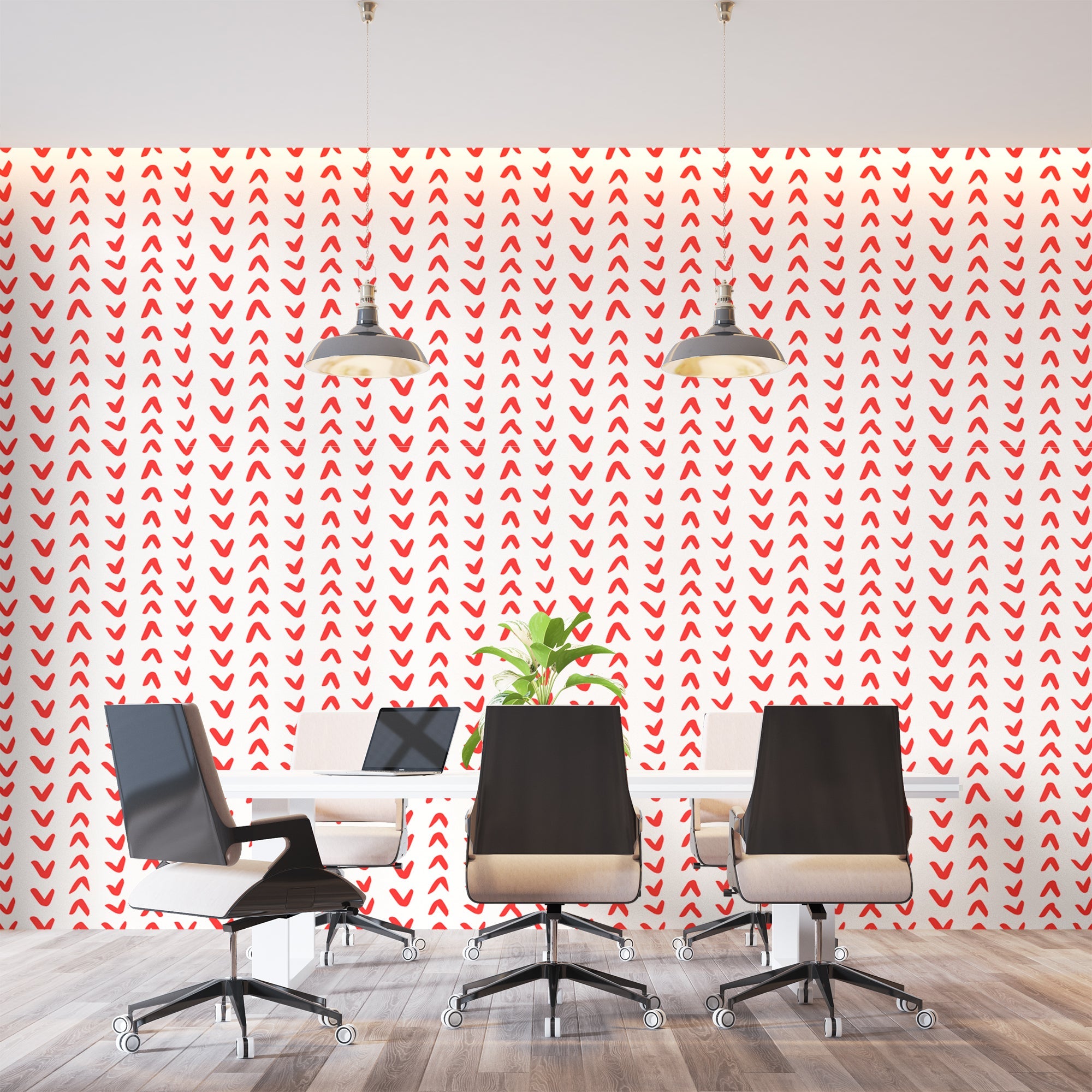 Papier Peint Rouge Et Blanc