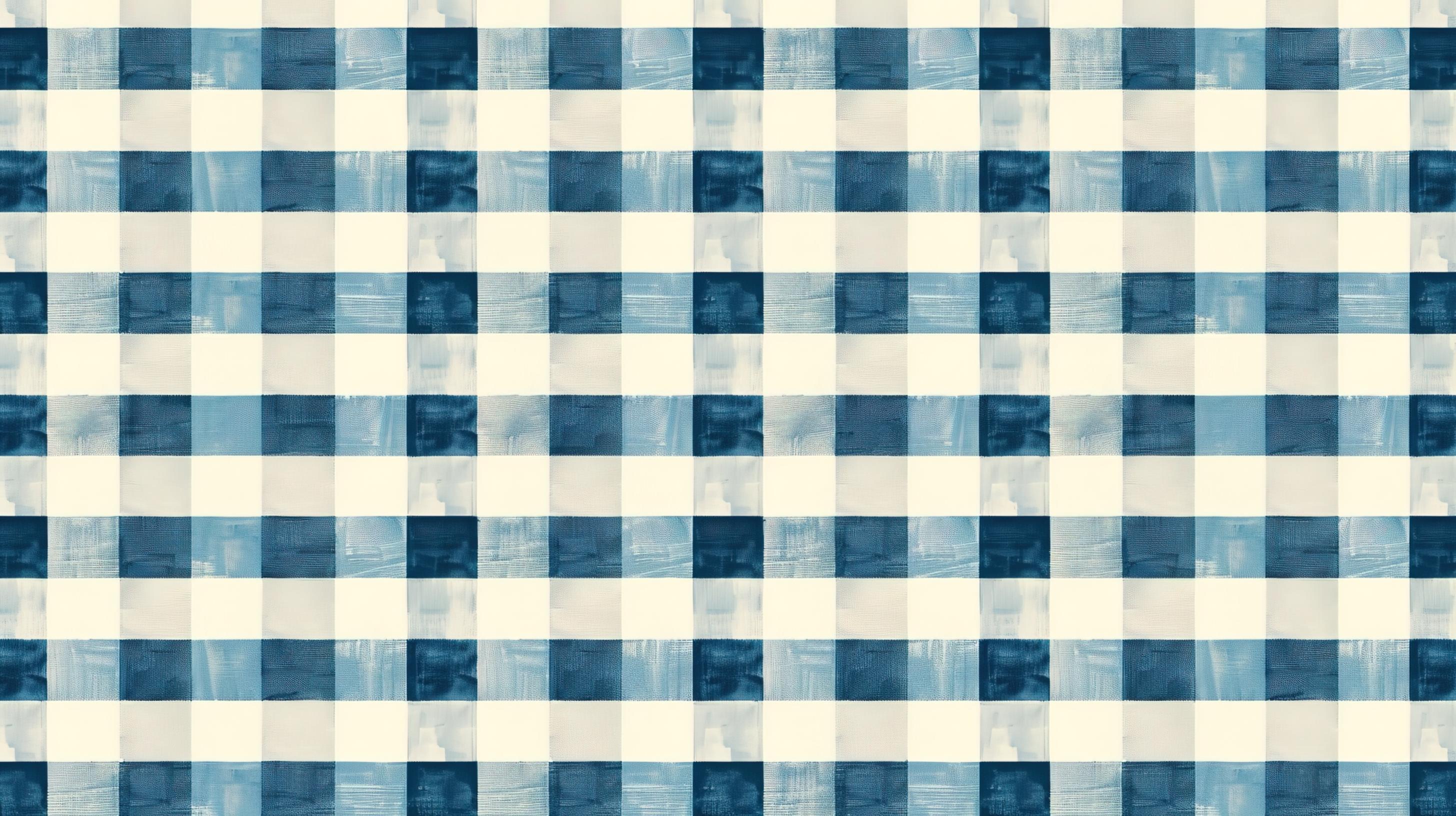 Blue gingible wallpaper
