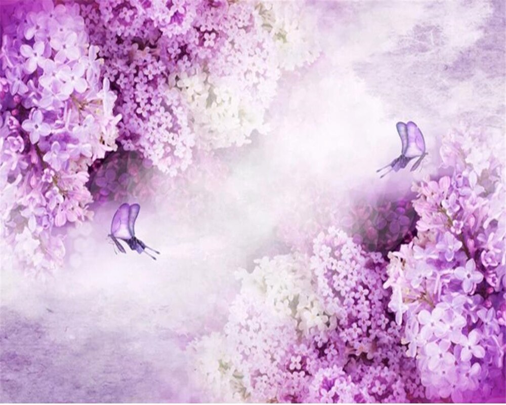 papier peint lavande