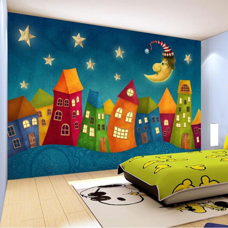 Garbage bedroom wallpaper