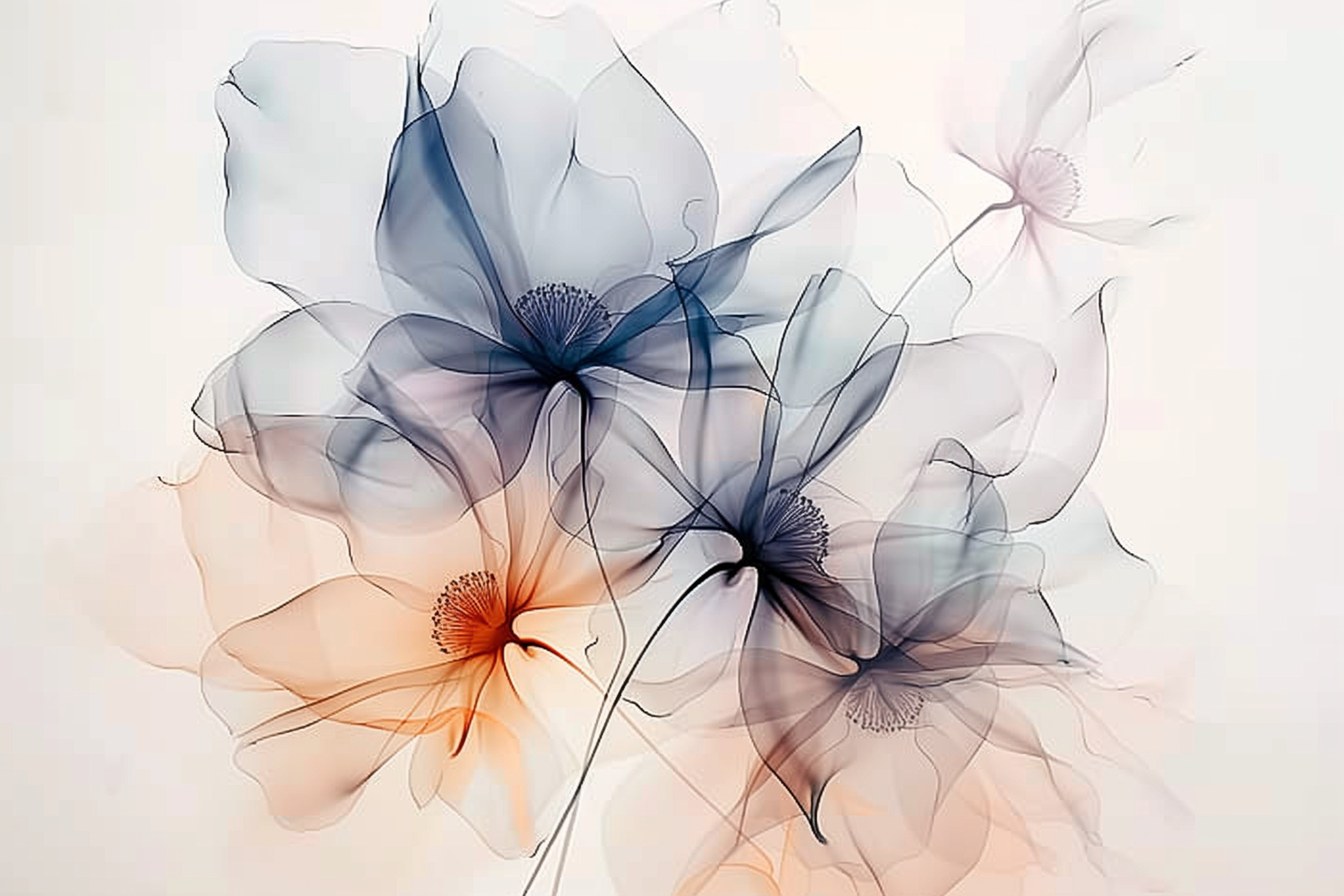 Pretty Watercolor Flowers Wallpaper