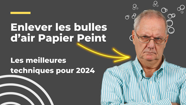 comment enlever bulle d'air papier peint sec