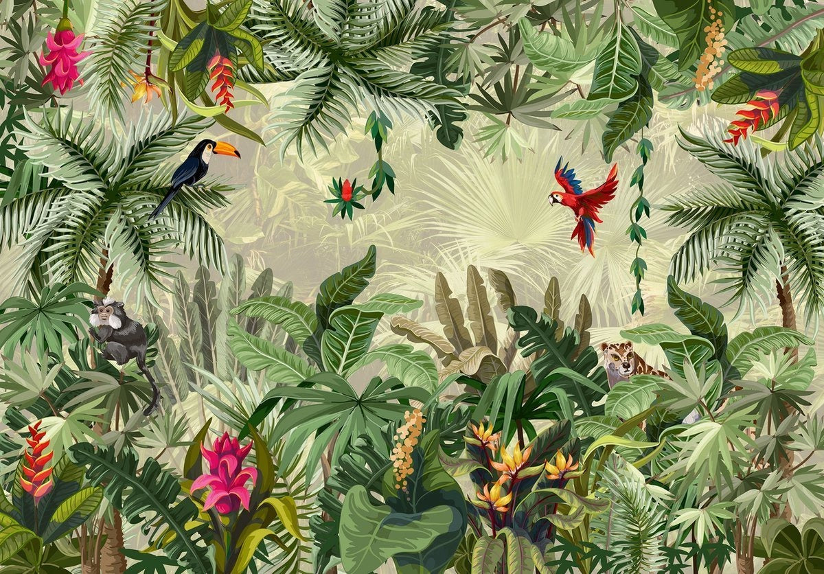 Jungle Papier Peint Feuillage