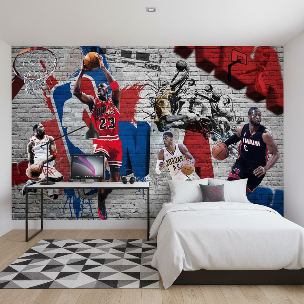 Papier Peint Basket NBA Légende