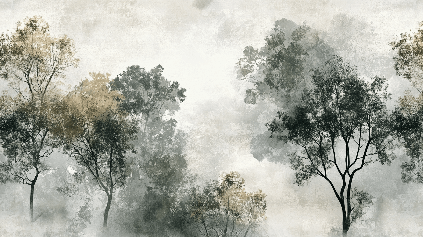 Papier Peint Arbre Stylisé