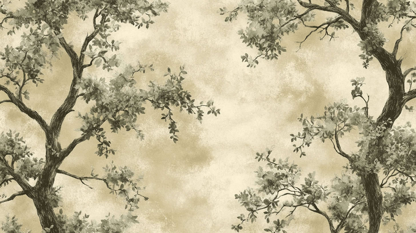 Papier Peint Arbre Vintage