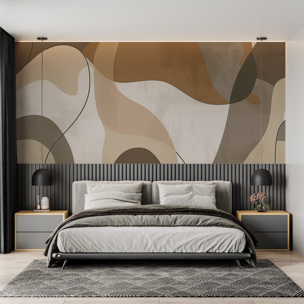 Papier peint panoramique chambr...le chambre adulte tendance