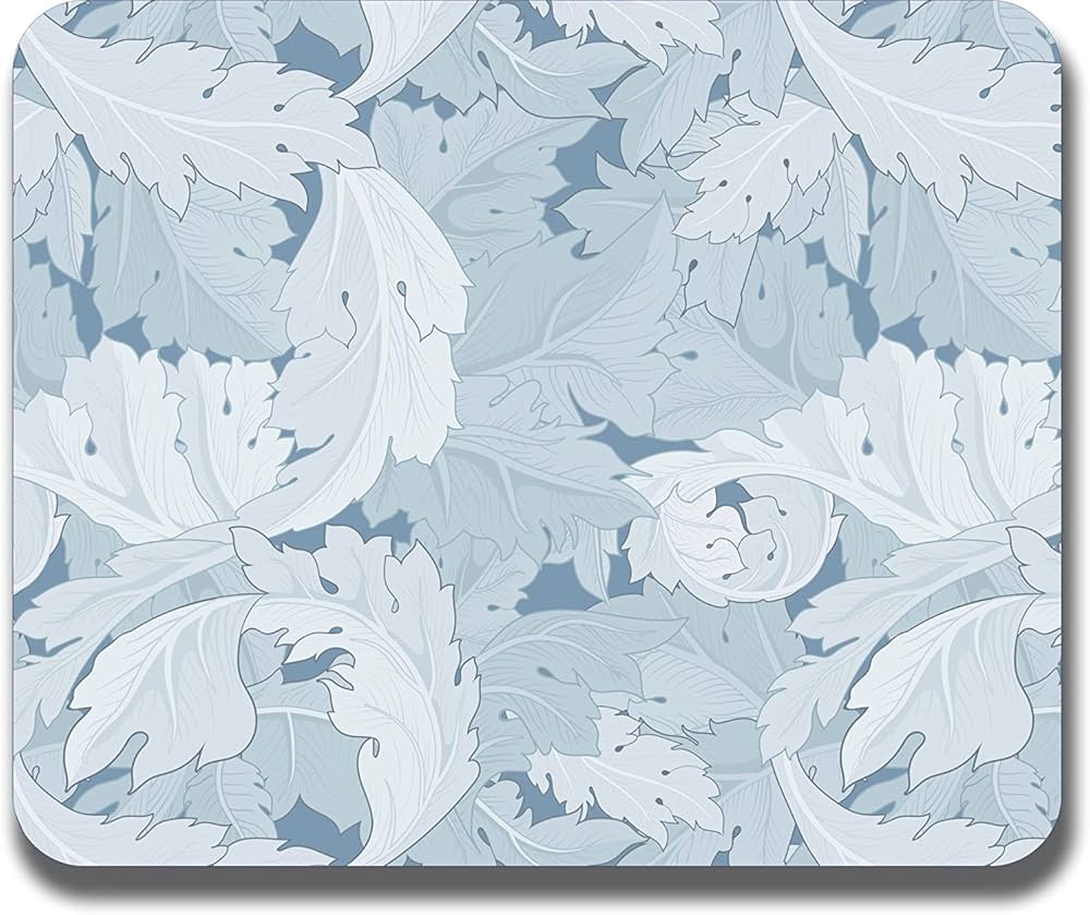 Foliage blue wallpaper