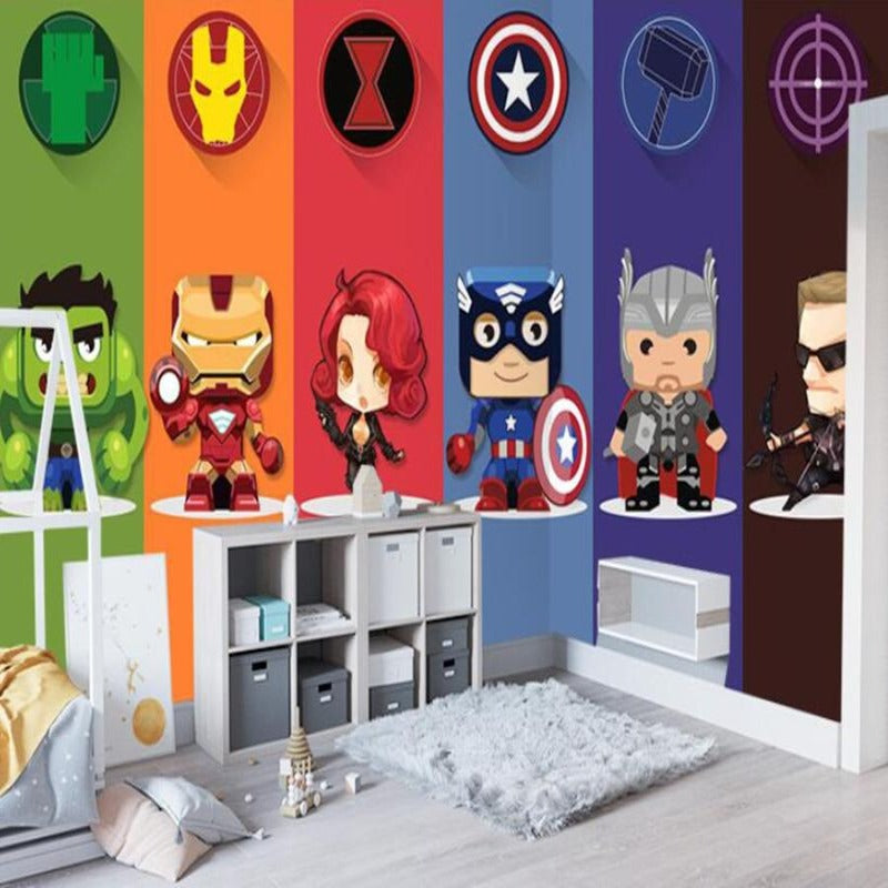 Tapeta superbohatera <br/> Marvel w kolorze