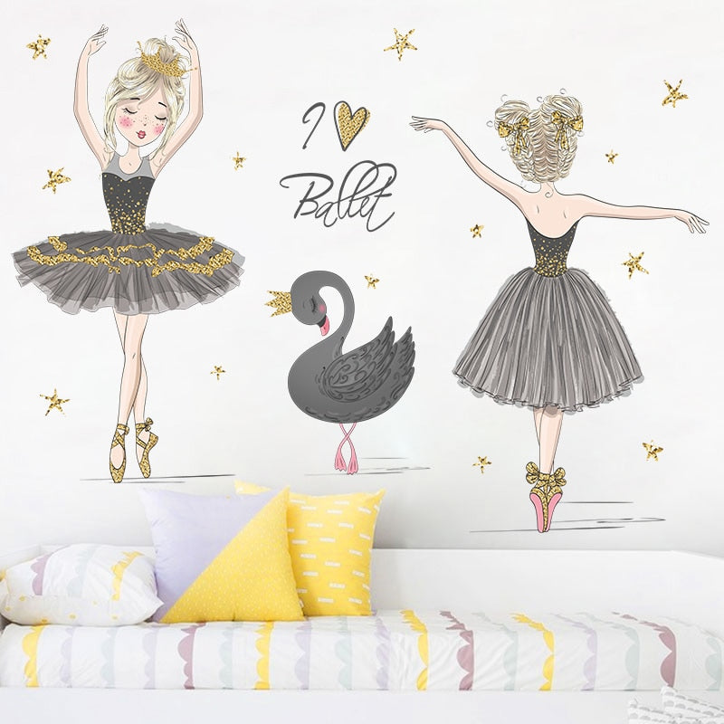 Princess Wallpaper <br/> Black Swan and Ballerina