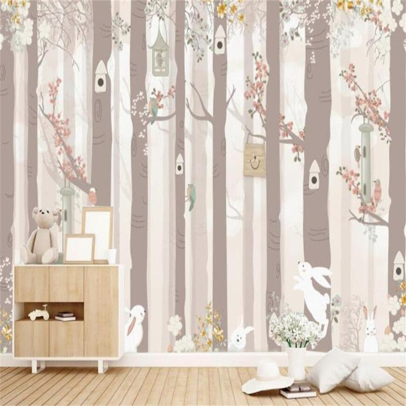 Classic Baby Wallpaper <br/> Rabbit in the Forest