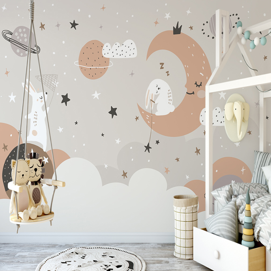 Star Wallpaper <br/> Rabbit and Sleeping Moon