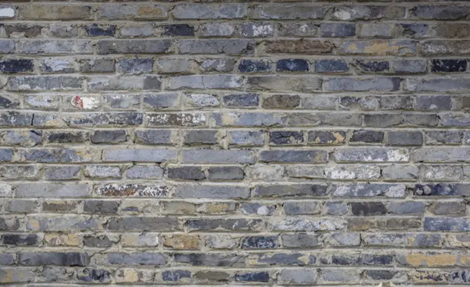 Blue Gray Brick Wallpaper